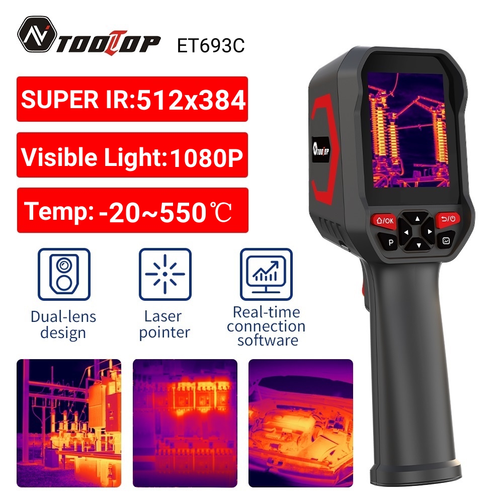 Nf 521 Thermal Imaging Camera - TOOLTOP ET693C Super IR Kamera Termowizyjna