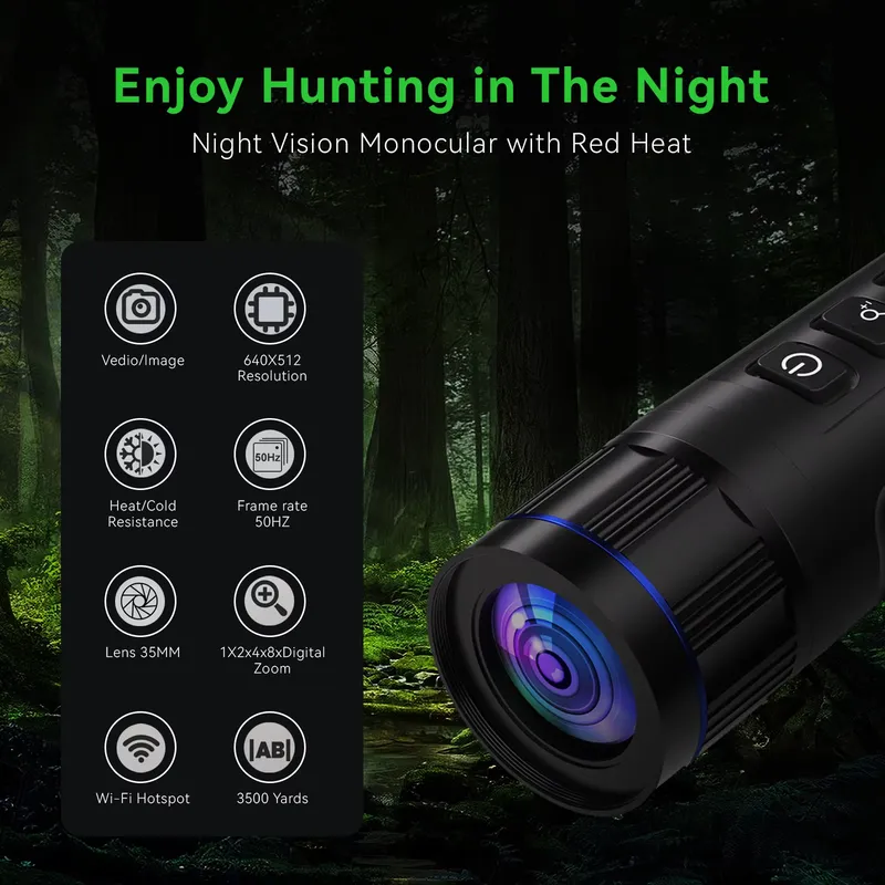 Miniaturowa kamera termowizyjn – Thermal Scope Night Vision Monocular recenzja i cena