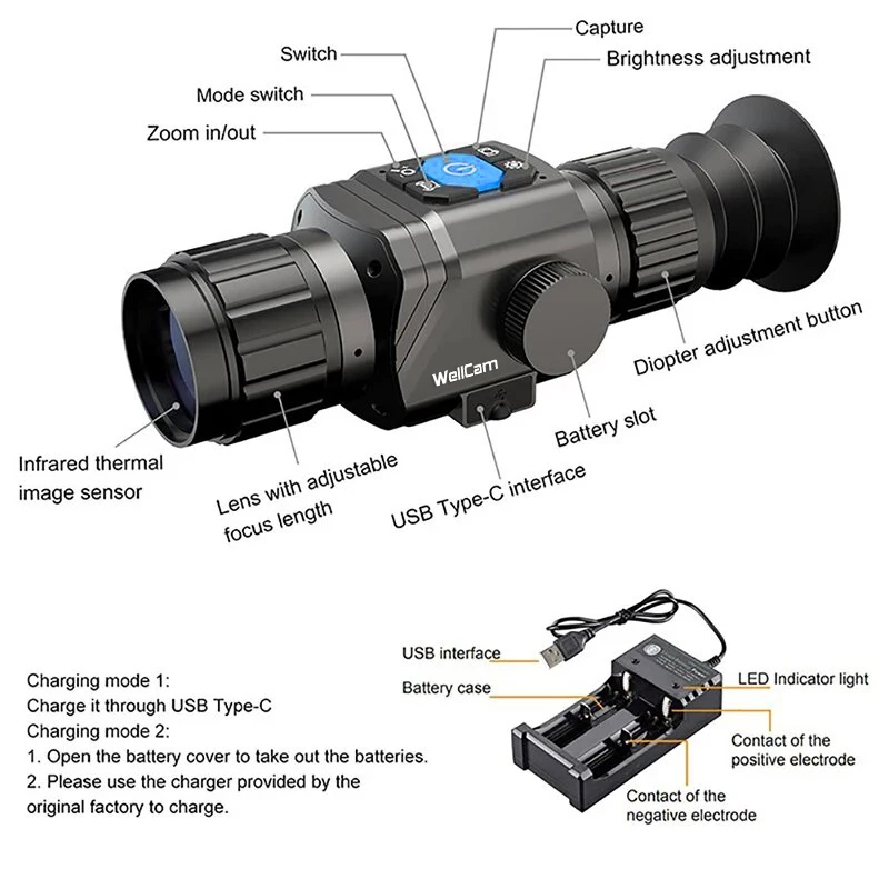 Monokular termowizyjny do polo – Thermal Scope Night Vision Monocular recenzja i cena