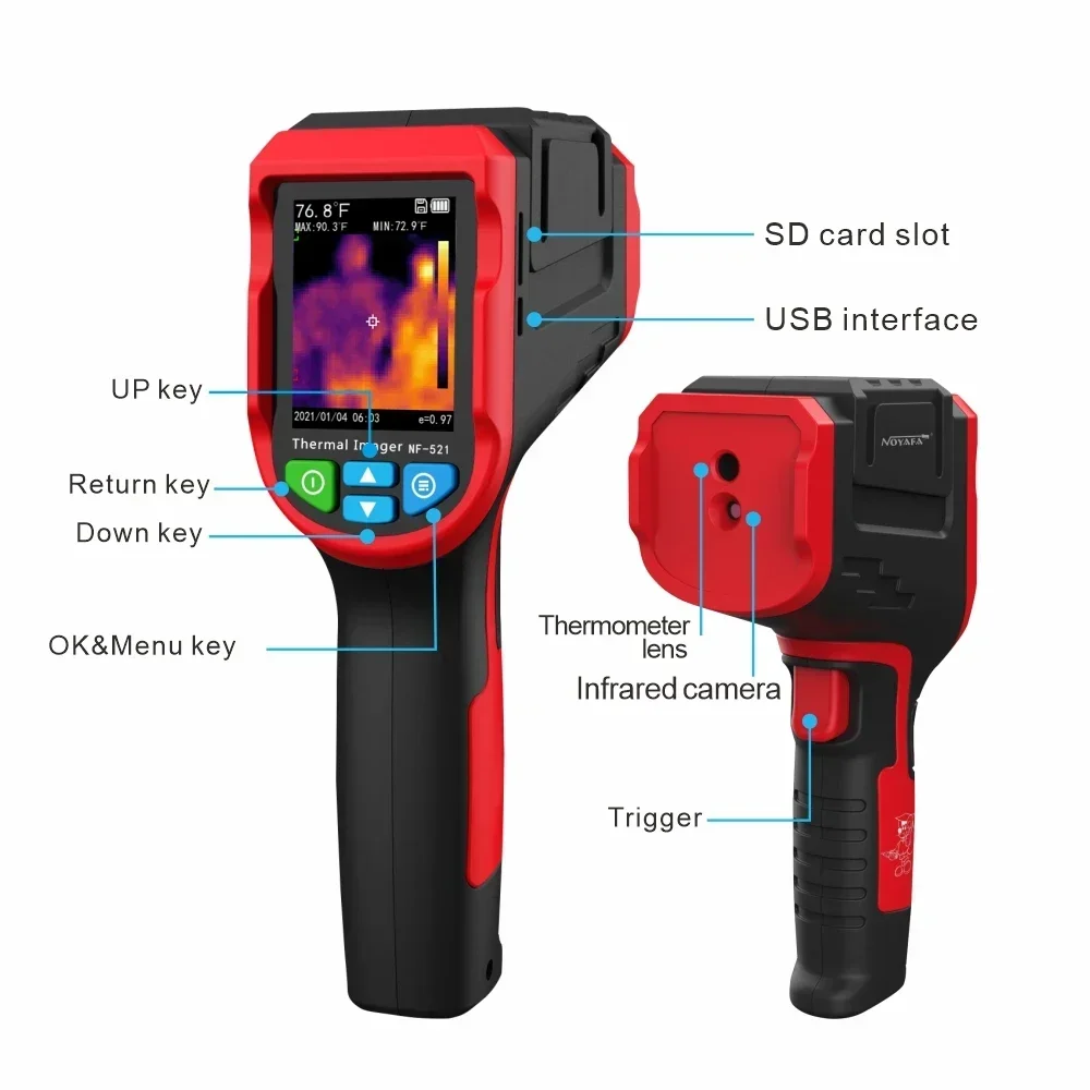 kamera termowizyjna, obrazowan – Nf 521 Thermal Imaging Camera recenzja i cena
