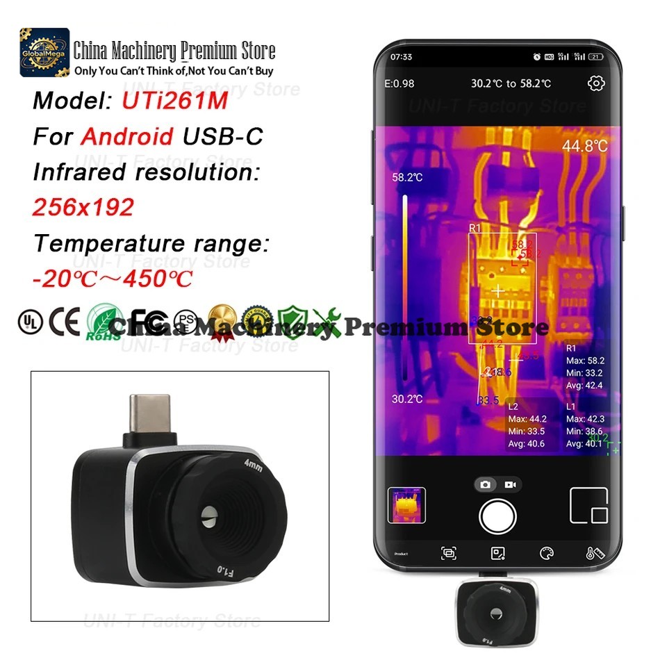 Kamera termowizyjna na podczer – Thermal Imaging Camera 256X192 recenzja i cena